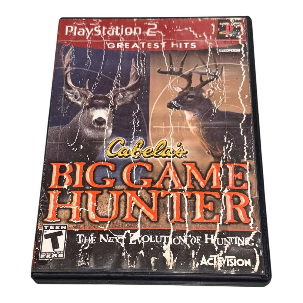 Cabela's Big Game Hunter Sony PS2 Greatest Hits Game Complete T Rated Activision